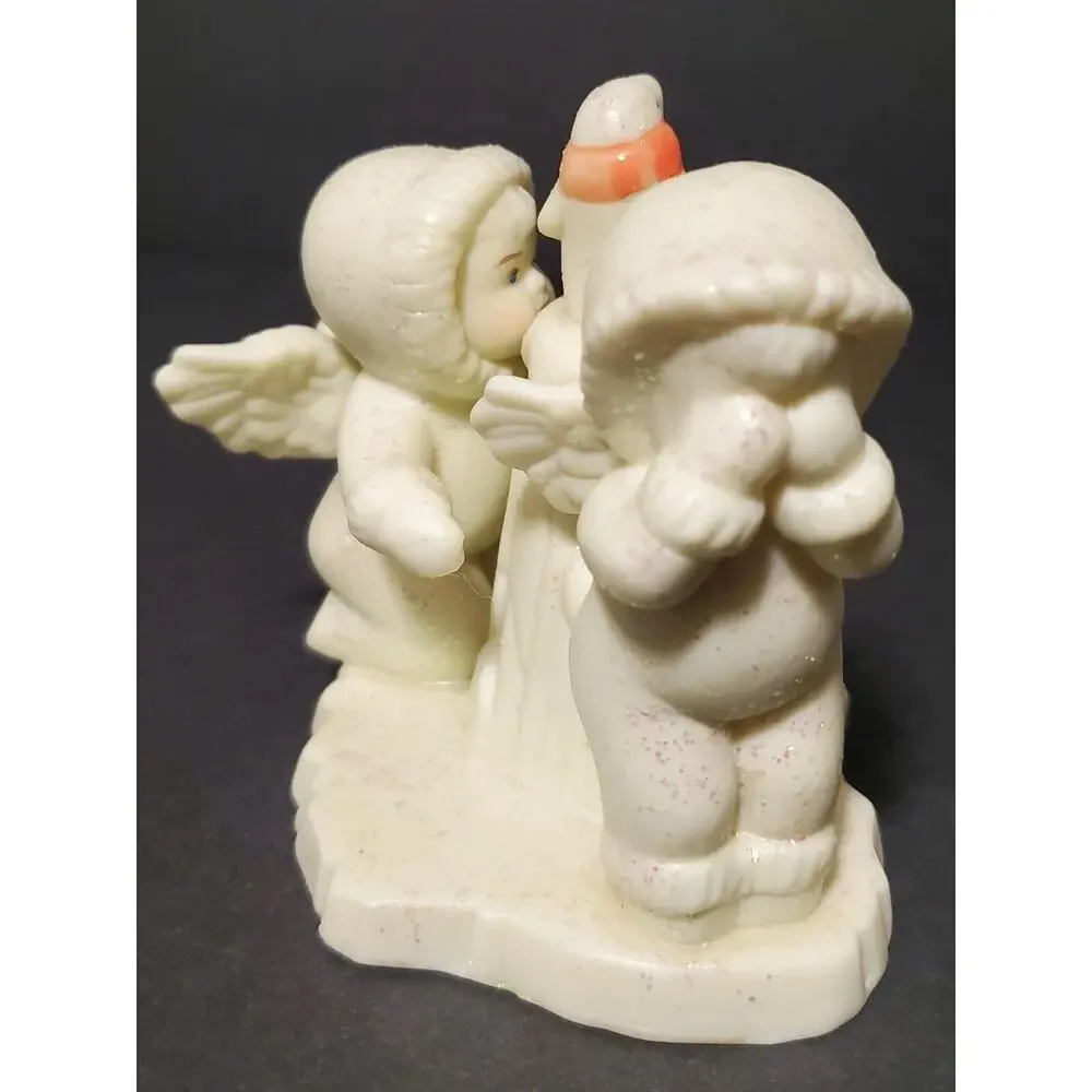Jade Porcelain Polar Pals‎ Babies Angel Wings &Penguins Collectible Snow Holiday